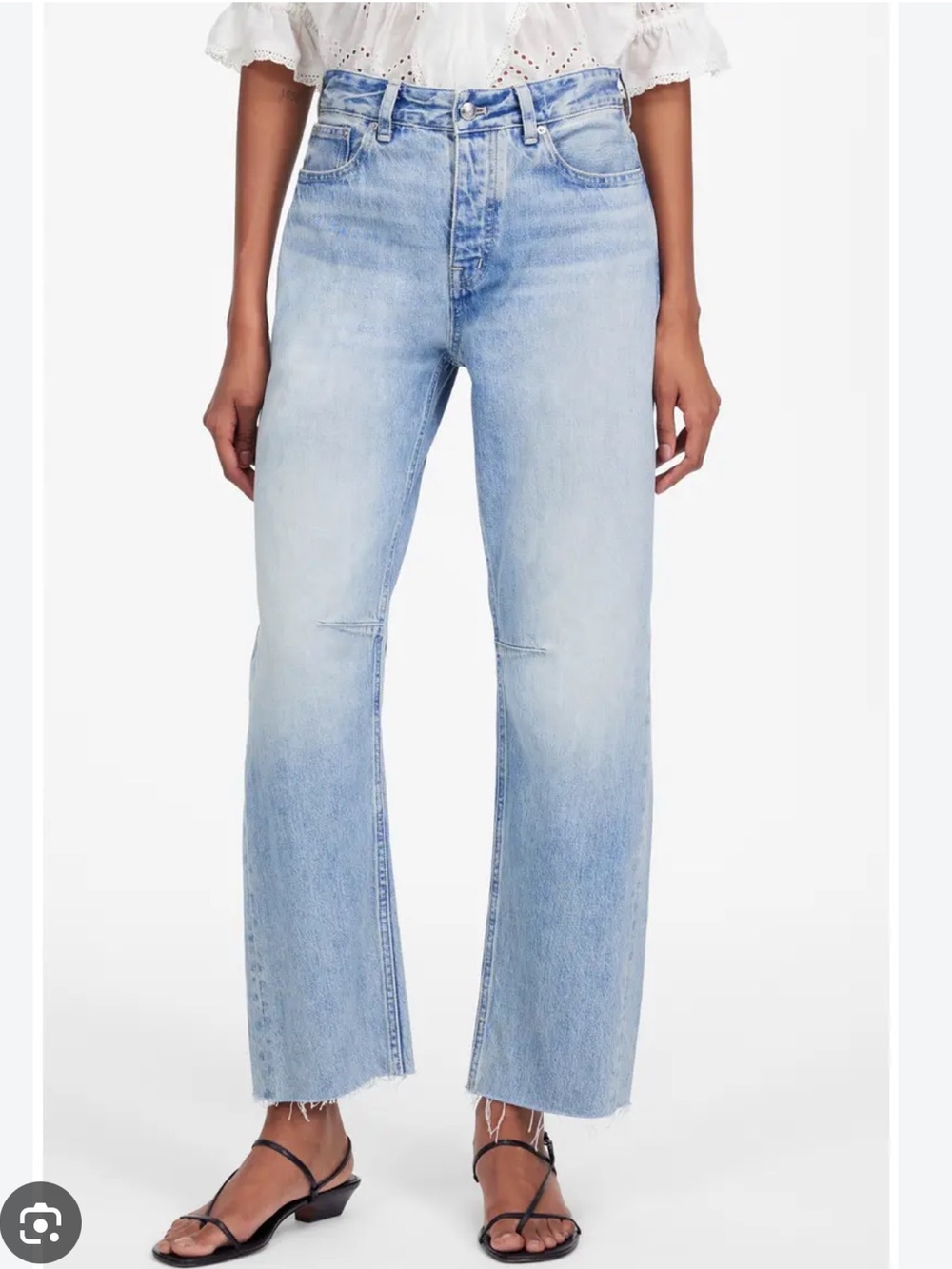 Madewell The Darted Barrel Leg Jeans